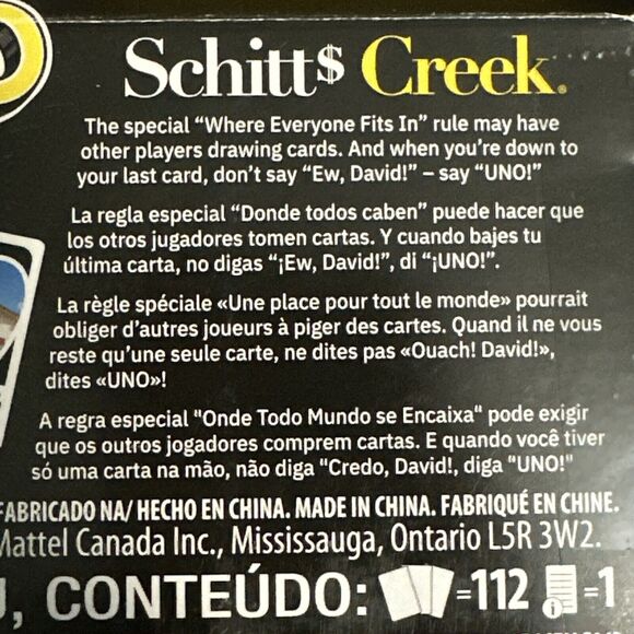 NEW Schitt's Creek Bundle: Two Games, A Quote Book, & 16 Oz Stemless Wine Glass - Picture 6 of 10